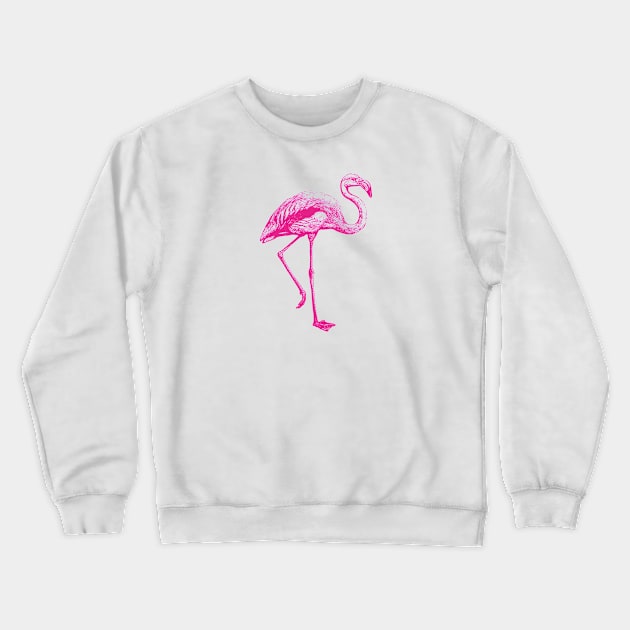 Flamingo | Pink Flamingo | Crewneck Sweatshirt by Eclectic At Heart